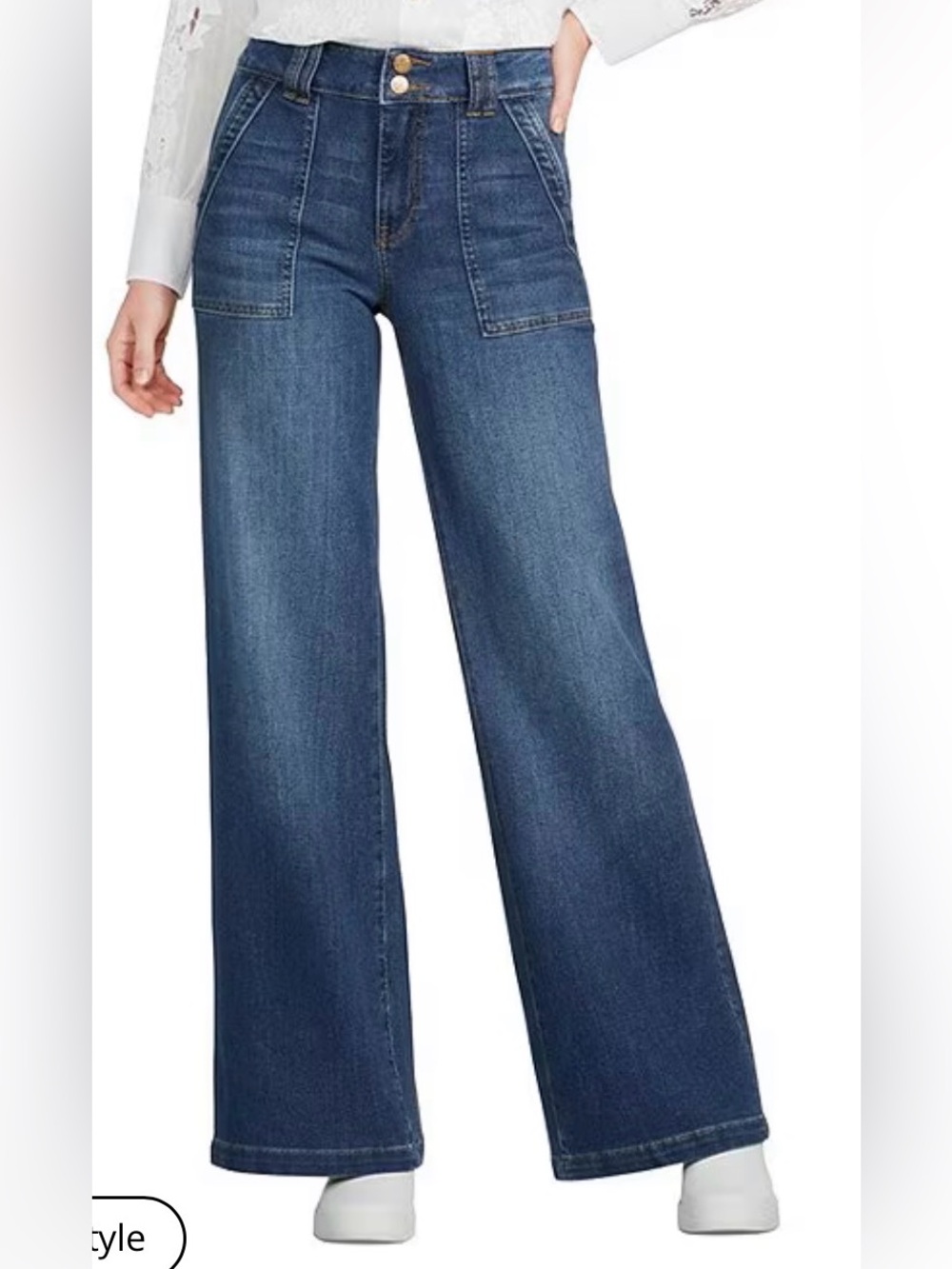 Kut from the Kloth Wide-Leg Jeans - Size 8 - Picture 1 of 5
